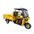 Convenient to use cargo tricycle with driver's cab